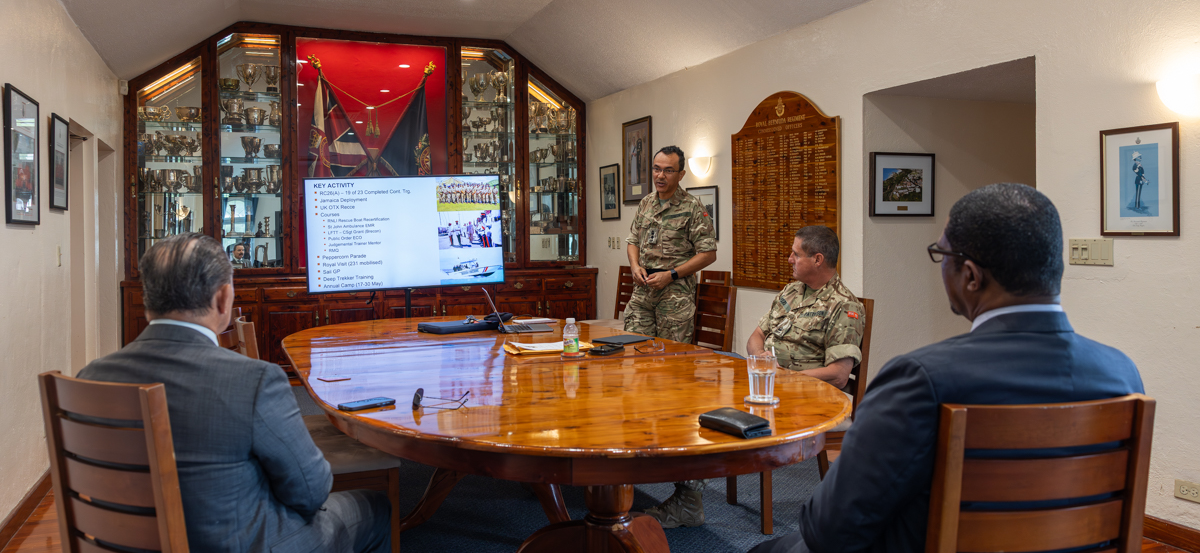 Minister Weeks Briefed on Royal Bermuda Regiment Readiness Ahead of UK Training Camp