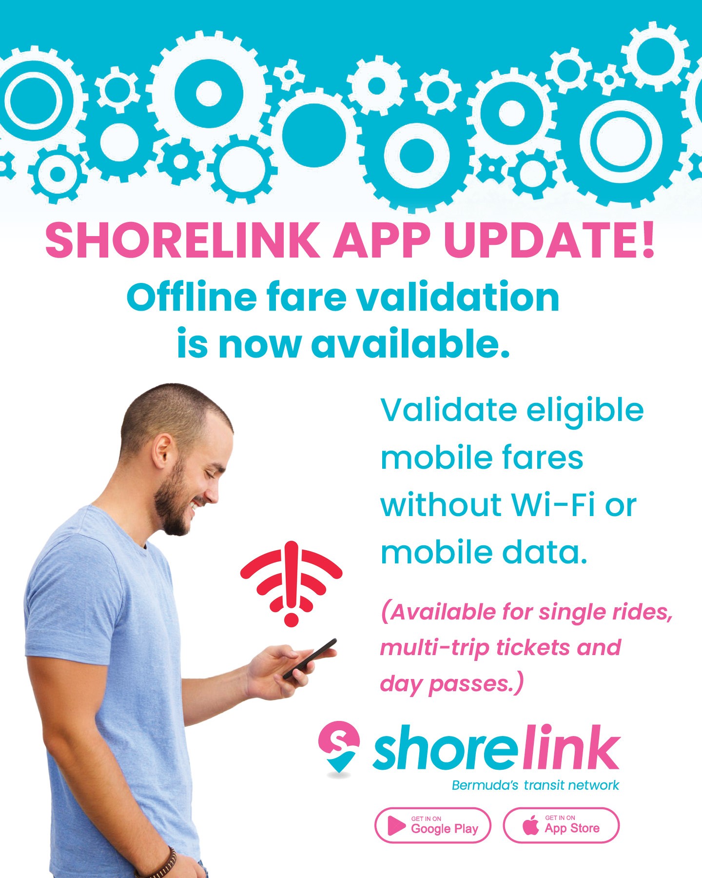 ShoreLink App Update Makes Mobile Tickets Easier to Use Without Internet Connection