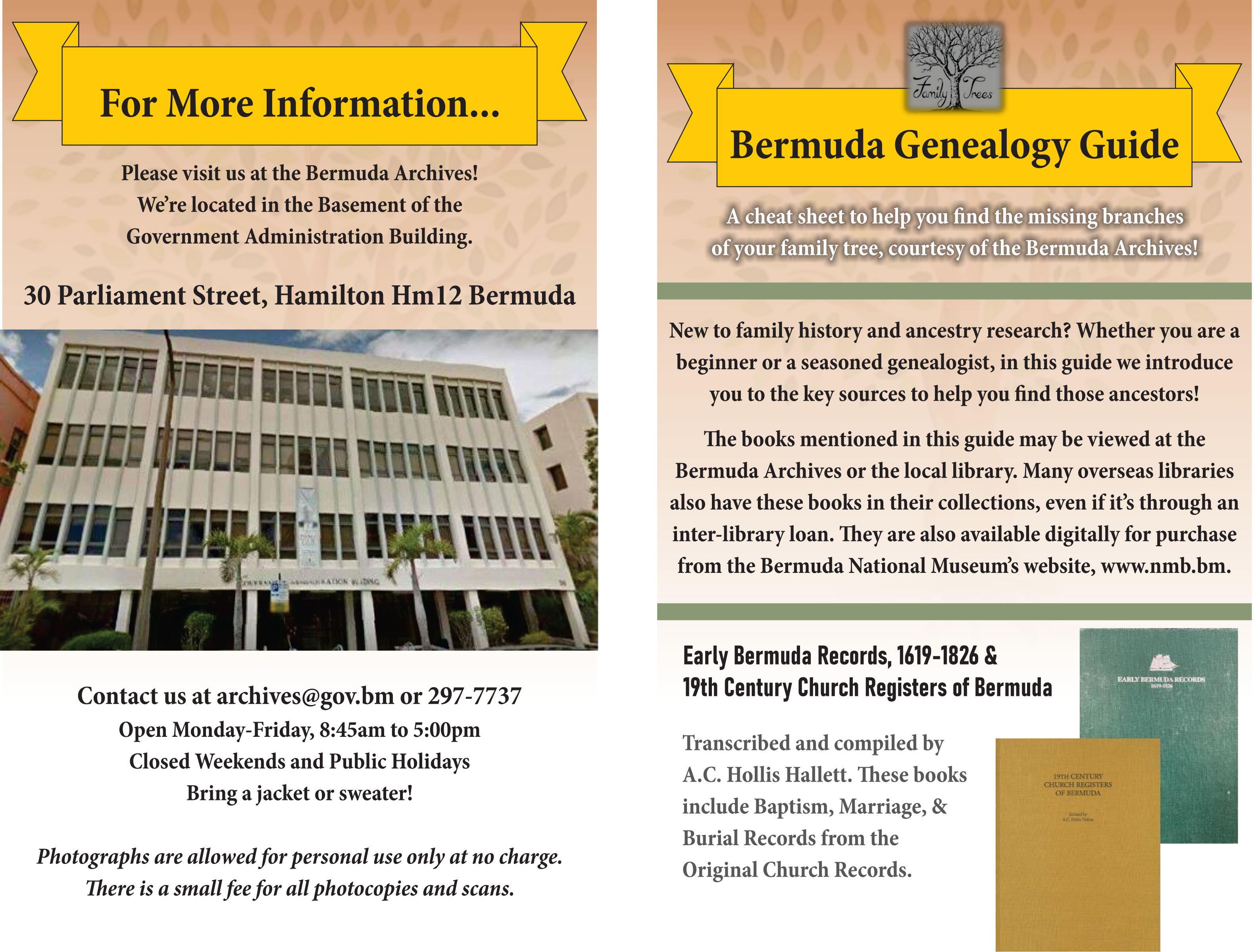 Bermuda Genealogy Guide