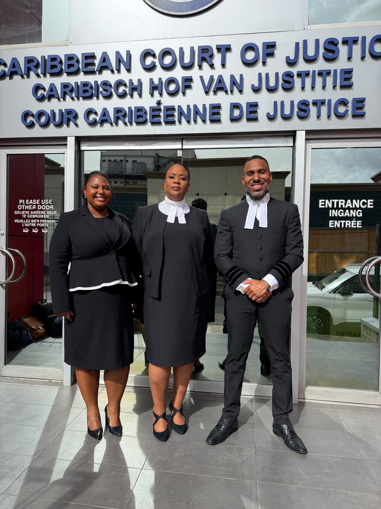 Crown Counsel Denzelle Swan, Director Clarke, Acting Deputy Director Adley G. Duncan.jpg
