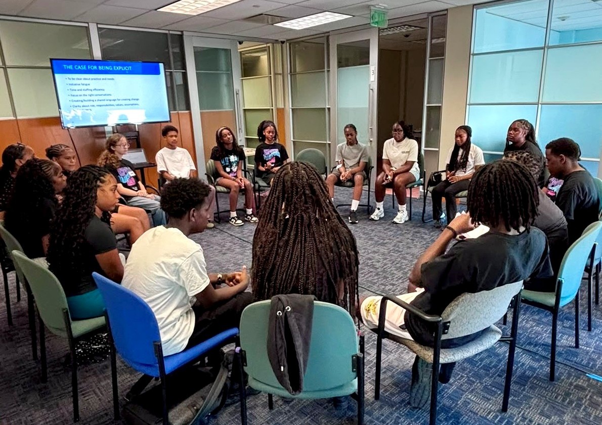 Mirrors Emerging Leaders Complete Restorative Circles Training with CURB Bermuda