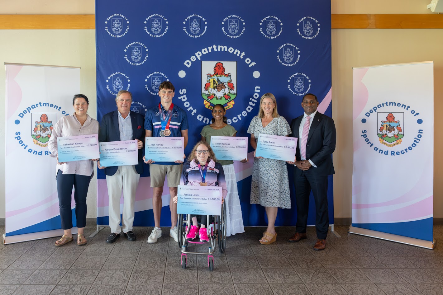 Department of Sport and Recreation Presents $23,500 in Athlete Incentives