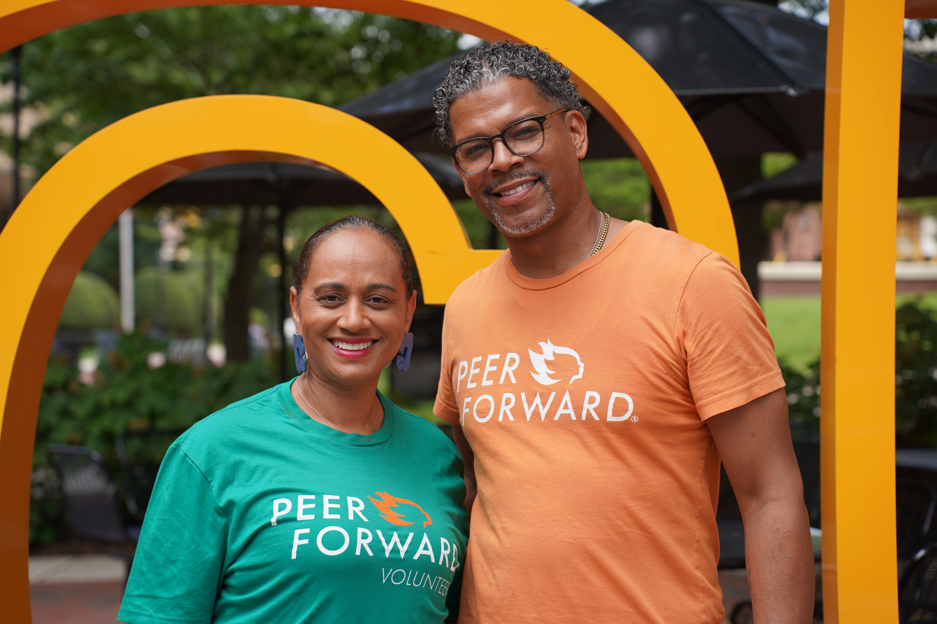 Minister Furbert & Gary Linnen, CEO Peer Forward.jpg