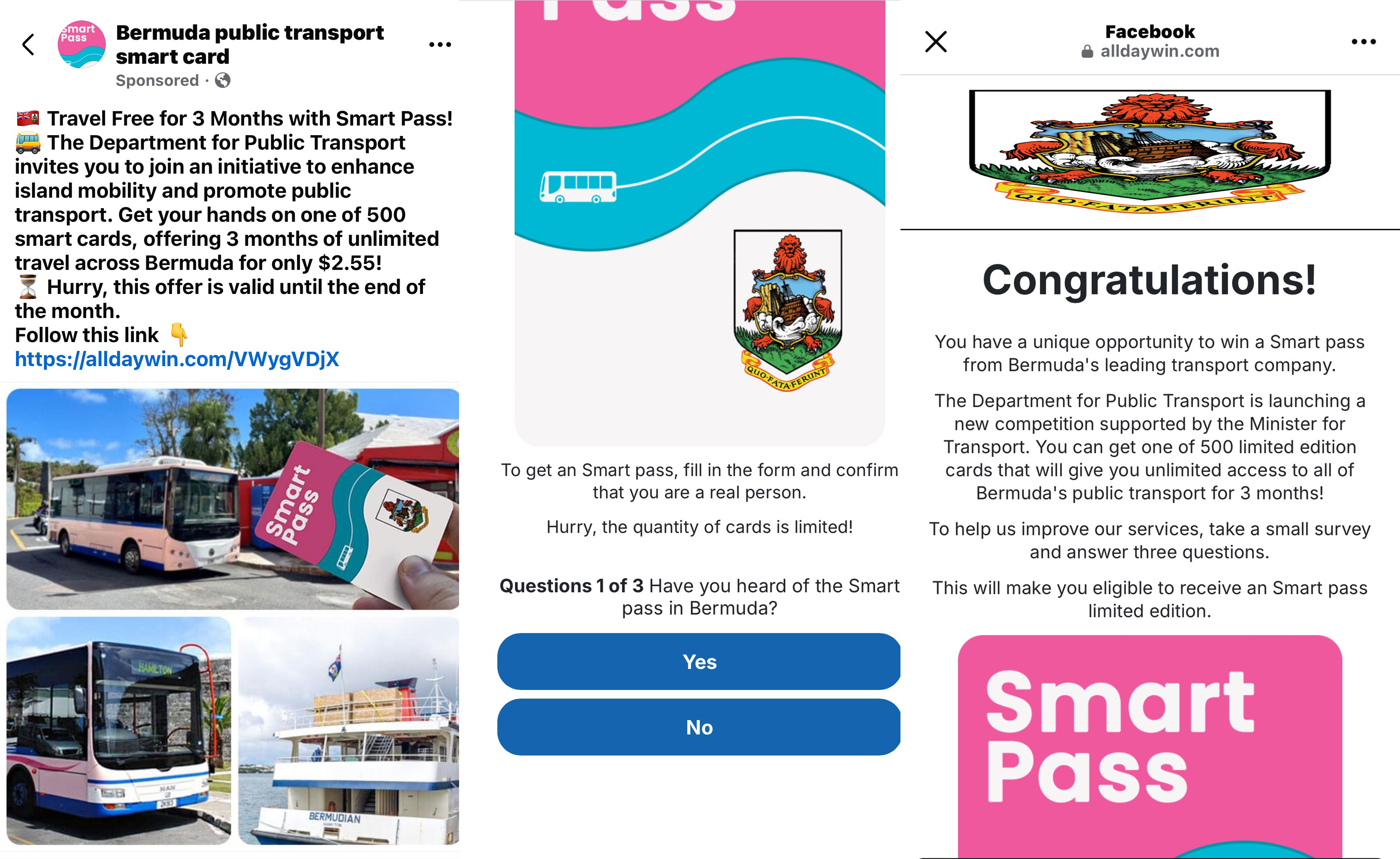 Scam Bus and Ferry