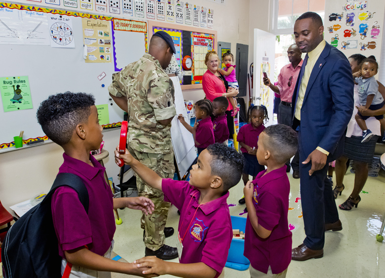 Premier of Bermuda visits Northlands Primary School