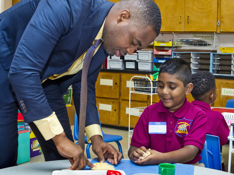 Premier of Bermuda visits Northlands Primary School