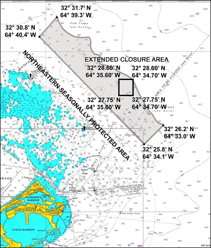 Fisheries Northeastern seasonally protected area