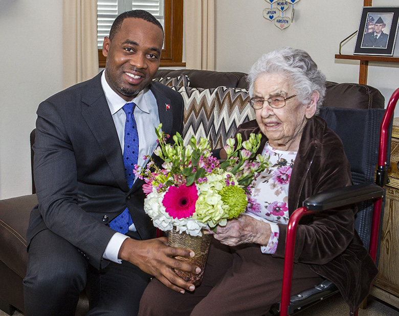 Premier and Mrs. Deolinda Pacheco