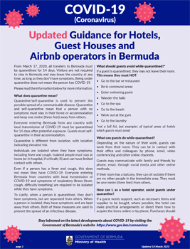 hotels covid guidance updated government