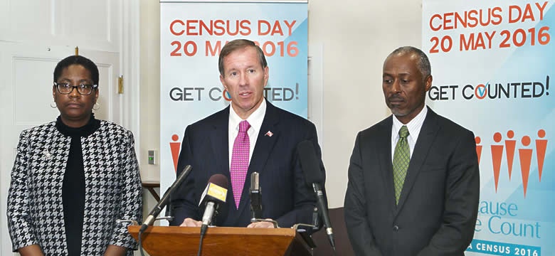 CENSUS DAY 2016, Premier of Bermuda The Hon. Michael H. Dunkley